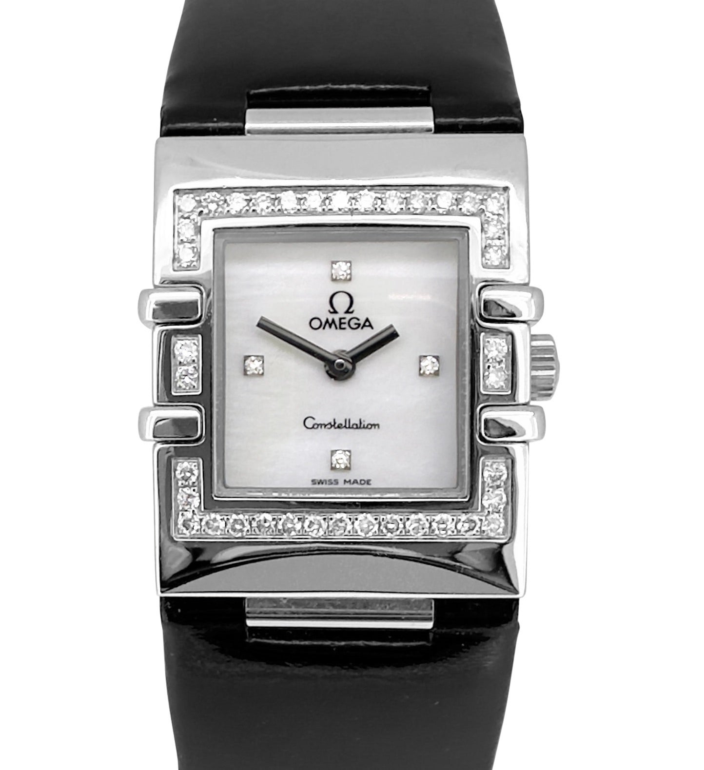 Omega Constellation Quadra Lds Qtz Diamond MOP