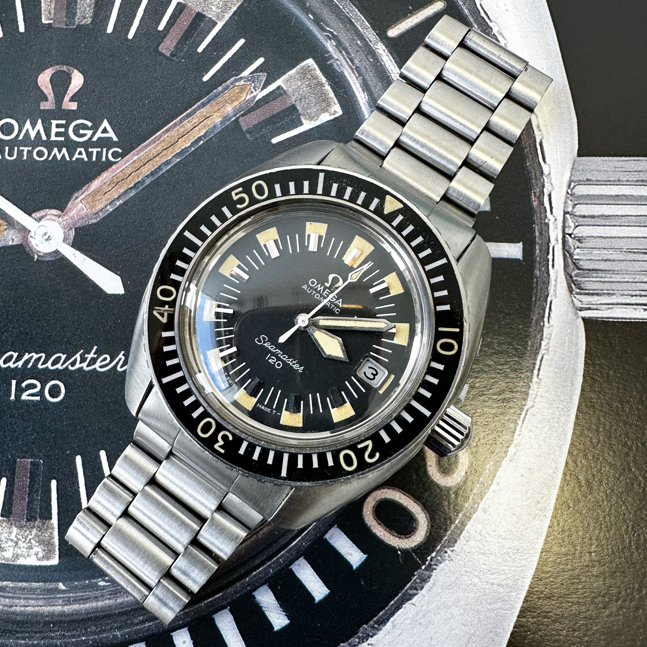 Vintage Omega Seamaster Diver 120m 166.073