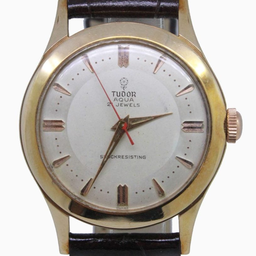 Tudor Vintage Aqua Small Rose 9k P/G 33mm