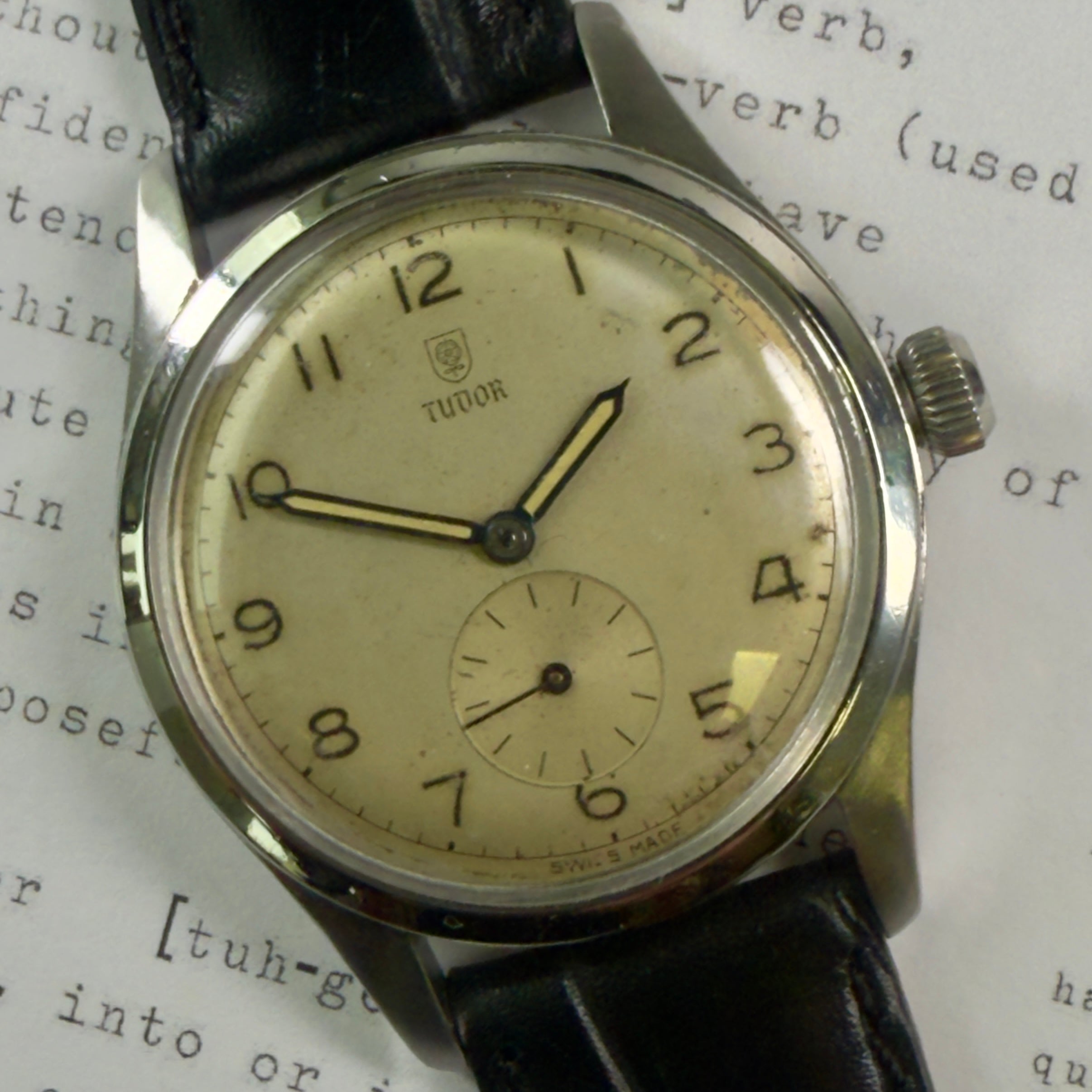 Vintage Tudor Oyster 4463 S/S 34mm