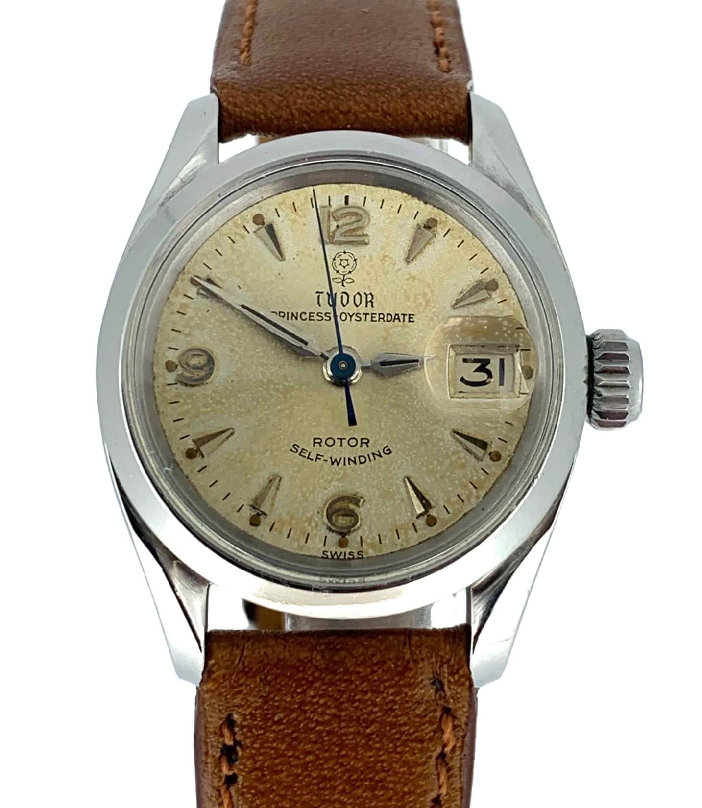 Vintage Tudor Princess Oysterdate Small Rose 25mm