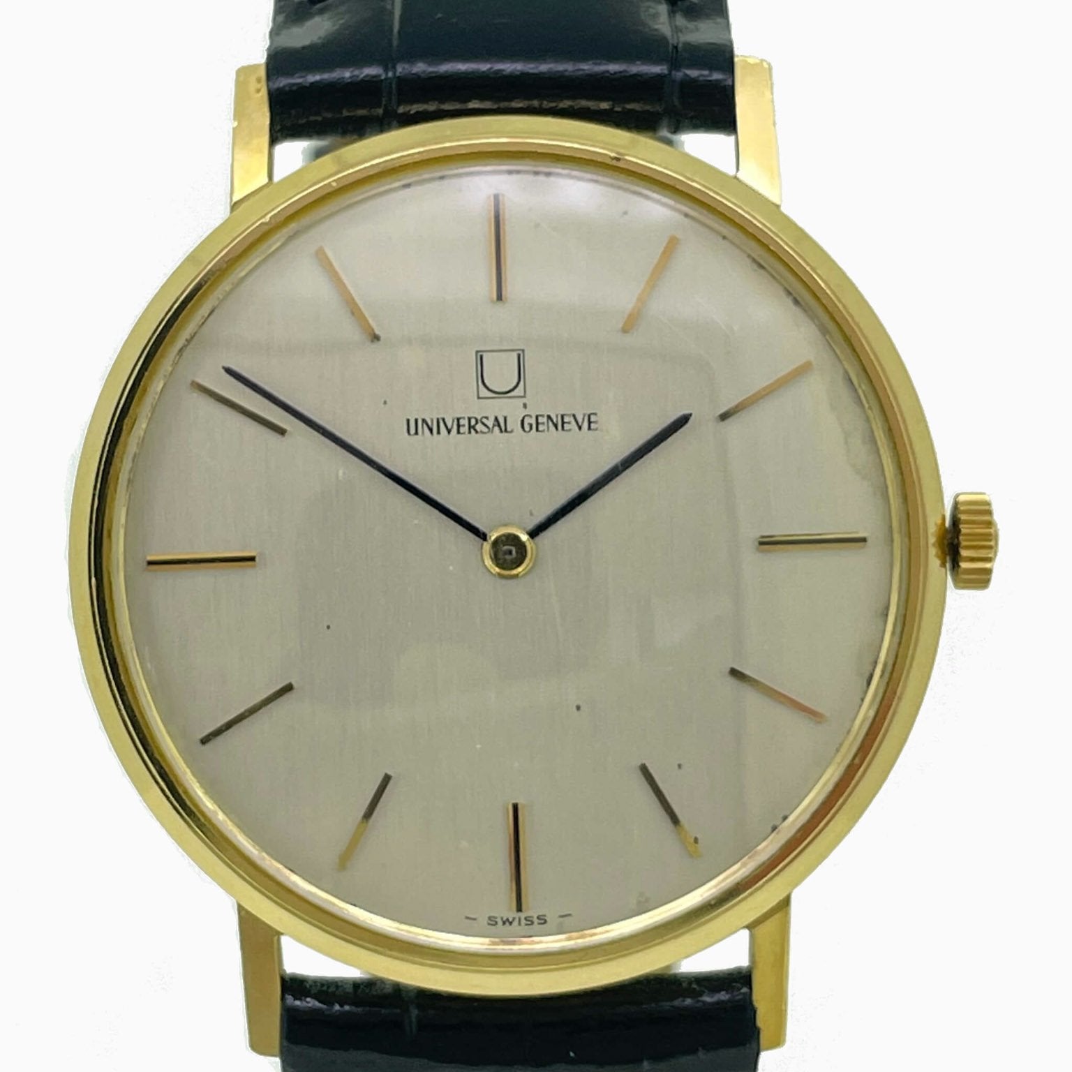 Vintage Universal Genève 18K Gold Manual