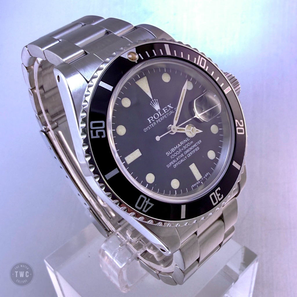 Rolex Submariner Date S/S (Matte Dial)  Ref 16800